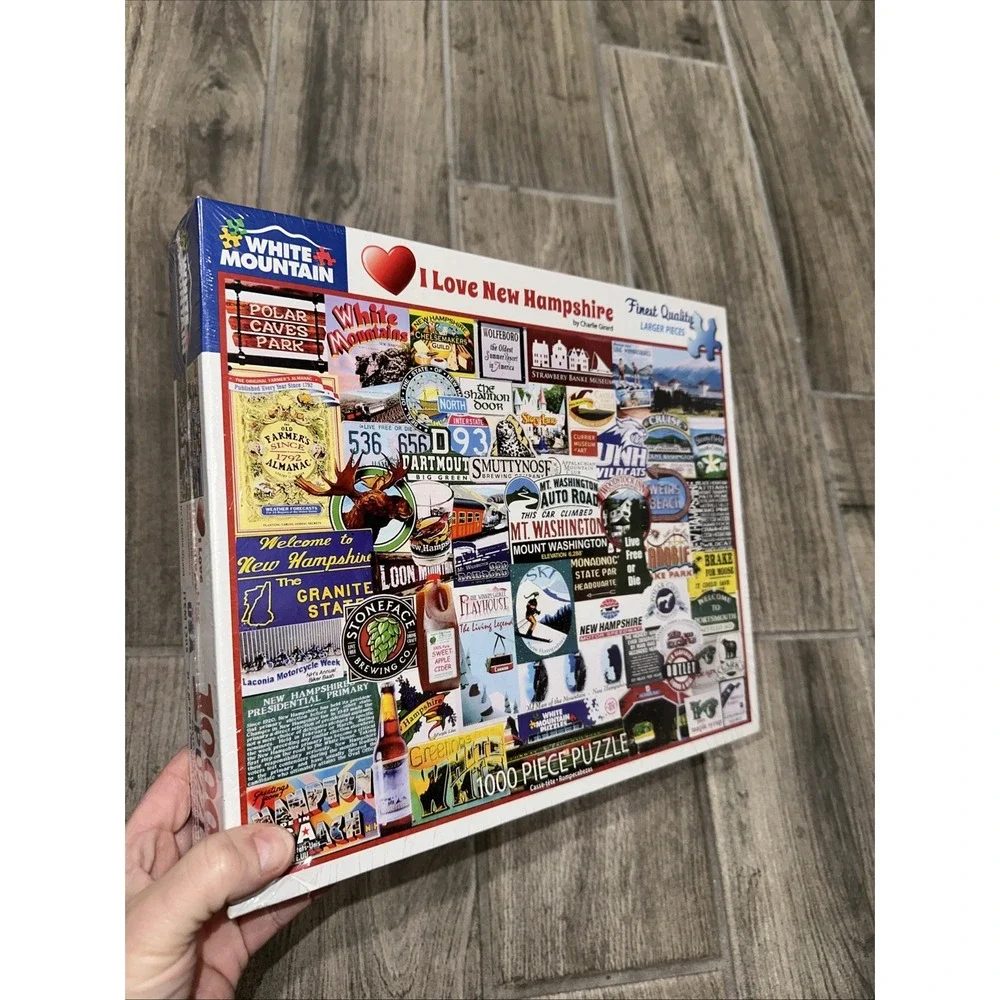 White Mountain 1000 Piece I‎ Love New Hampshire 24